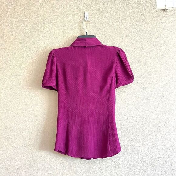 Semantiks 100% Silk Button Down Career Blouse - Picture 6 of 8